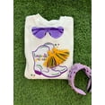 thumbnail image 1 of Mardi Gras Marching Boots Embroidered Sweatshirt: Kids Unisex, 1 of 4