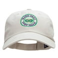 thumbnail image 1 of Mardi Gras Mask Badge Low Profile Dyed Cotton Twill Cap - Putty OSFM, 1 of 5