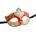 thumbnail image 1 of Mardi Gras Mask, British Classic Masquerade Eye Mask for Halloween, Party, Fun, Mardi Gras, Rio Carnival - Red, 1 of 1
