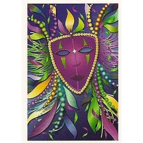 Mardi Gras Mask ~ Edible Icing Image Cake Topper by Whimsical Practicality