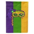 thumbnail image 1 of Mardi Gras Mask Flag Canvas House Size, 1 of 1