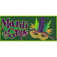 thumbnail image 1 of Mardi Gras Mask Sassafras Switch Mat, 1 of 1