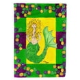 thumbnail image 1 of Mardi Gras Mermaid Flag Canvas House Size, 1 of 2