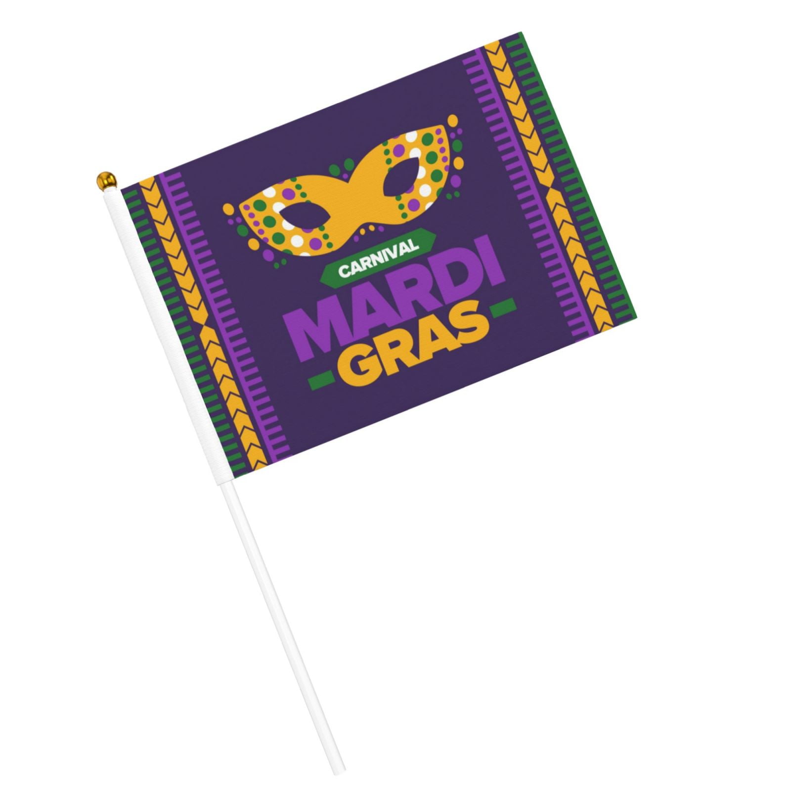 small mardi gras flag