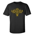 thumbnail image 1 of Mardi Gras New Orleans Louisiana Unisex Short Sleeve T-shirt-Black-4XL, 1 of 4