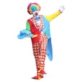 thumbnail image 1 of Mardi Gras Outfit for Women Funny Clown Carnival Party Performance Clothes Elegant Clown Outfits Set #16 Red & Size M, 1 of 3