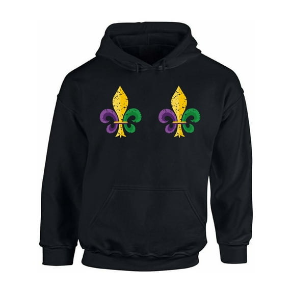 Mardi Gras Parade Hoodie for Women Men New Orleans Carnival US Festive Unisex Hooded Sweatshirt