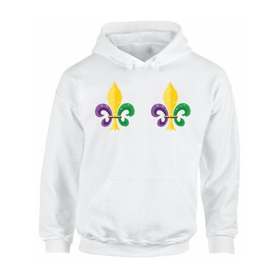Mardi Gras Parade Hoodie for Women Men New Orleans Carnival US Festive Unisex Hooded Sweatshirt