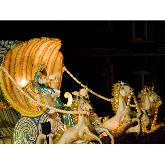 Mardi Gras Parade New Orleans Louisiana a few months after Hurricane Katrina Poster Print (18 x 24)