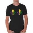 thumbnail image 1 of Mardi Gras Parade Shirt for Men New Orleans Carnival Tee for Him US Festive Novelty Graphic T-Shirt, 1 of 4