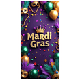 thumbnail image 1 of Mardi Gras Party Banner Decorations Feather Mask Backdrop for Celebration Photography Props Carnival Event Supplies Festive Green Purple Theme Decor, 1 of 9