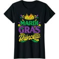 thumbnail image 1 of Mardi Gras Princess Funny Mardi Gras Carnival Women Girls T-Shirt, 1 of 4