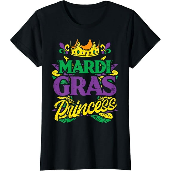 Mardi Gras Princess Funny Mardi Gras Carnival Women Girls T-Shirt