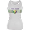 thumbnail image 1 of Mardi Gras Princess Tribal Pattern White Juniors Soft Tank Top - 2X-Large, 1 of 1