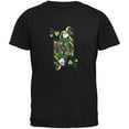 thumbnail image 1 of Mardi Gras Queen of Hearts Black Adult T-Shirt - Large, 1 of 1