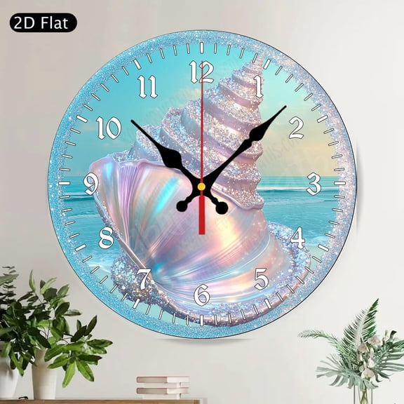 Mardi Gras Round Wall Clock Laissez Les Bons Temps Rouler New Orleans Decor Purple Green Gold Silent