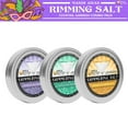 thumbnail image 1 of Mardi Gras Shimmering Cocktail Rimming Salt "Big Easy" 3 Pack (4oz each) for Cocktails, Mocktails, Beer and Soda!, 1 of 1