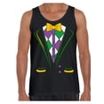 thumbnail image 1 of Mardi Gras Shirt for Men New Orleans Tuxedo Tanks US Festival Funny Novelty Graphic Tank Top, 1 of 4