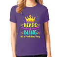 thumbnail image 1 of Mardi Gras Shirts for Girls Beads and Bling It's Mardi Gras Shirt New Orleans Mardi Gras Outfit for Kids, 1 of 6