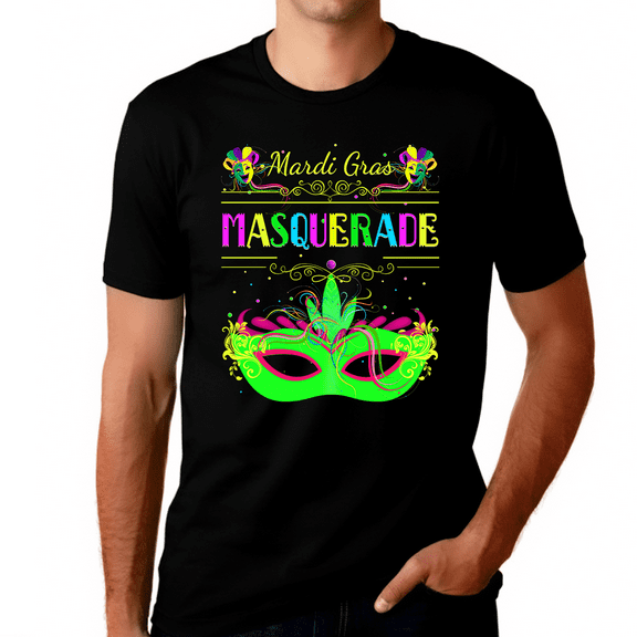 Mardi Gras Shirts for Men Mardi Gras Masquerade Mask Mardi Tshirt Gras Mardi Gras Shirt Mardi Gras Outfits
