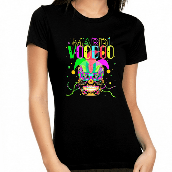 Mardi Gras Shirts for Women Funny Mardi Gras New Orleans Voodoo Shirts Mardi Gras Shirt Mardi Gras Outfit