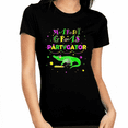 thumbnail image 1 of Mardi Gras Shirts for Women Funny Mardi Gras Partygator Mardi Gras Shirt Mardi Gras Outfit for Women, 1 of 5