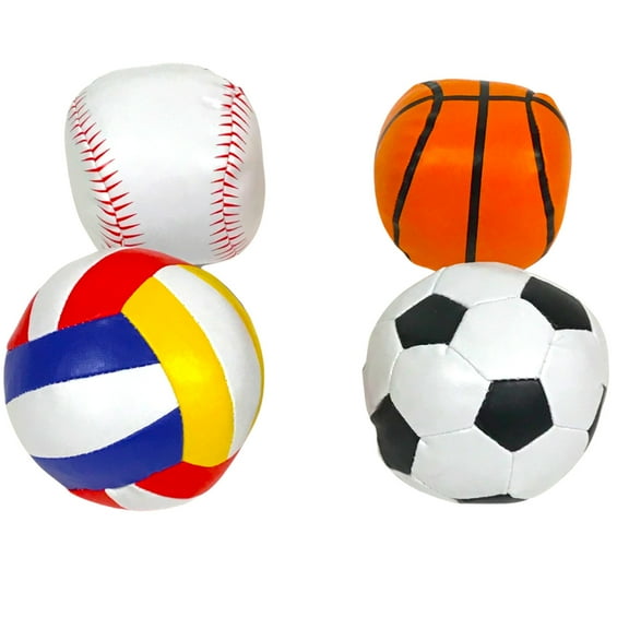 Mardi Gras Spot 4" Vinyl Sports Ball - Assorted Styles (Dozen)