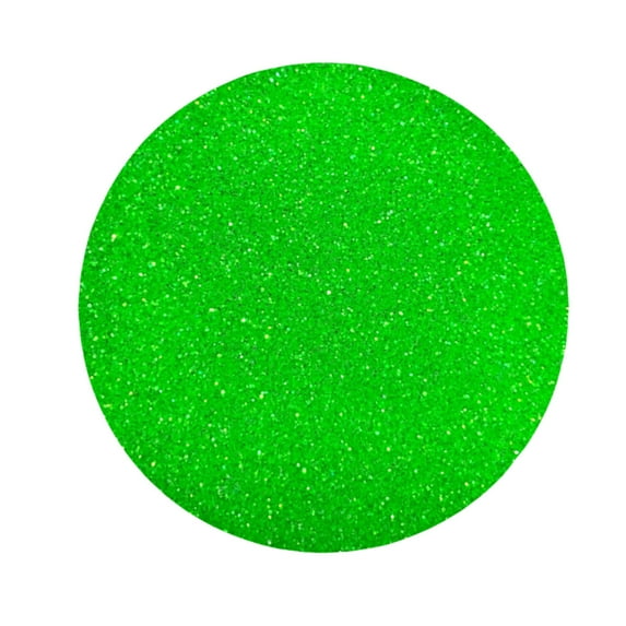 Mardi Gras Spot 8oz Glitter - Neon Green (Each)