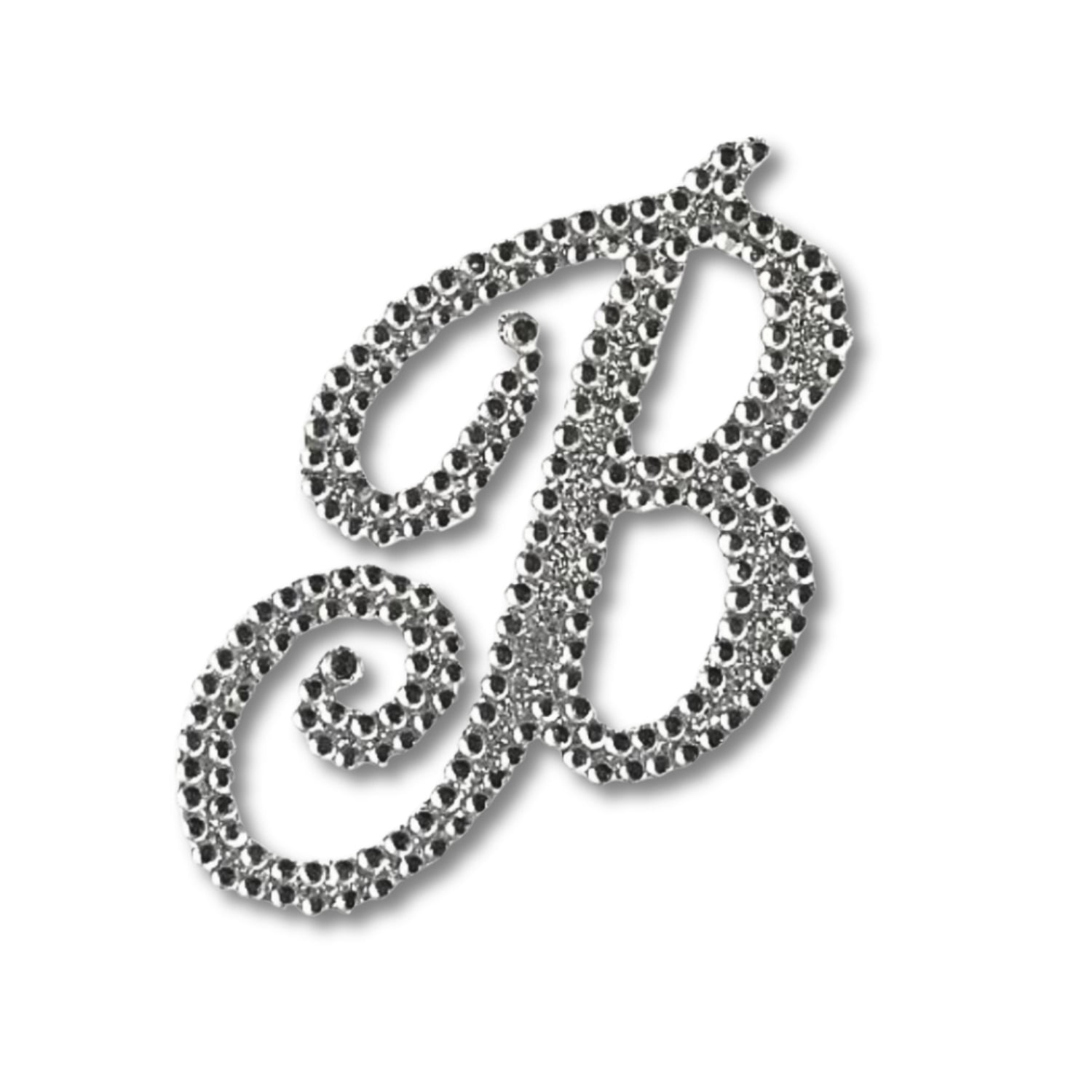 Mardi Gras Spot Glitter Script Letter "B" Sticker (Each) - Walmart.com