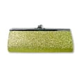 thumbnail image 1 of Mardi Gras Spot Gold Glitter Clutch Purse 8" x 3" with Chain (Each), 1 of 1