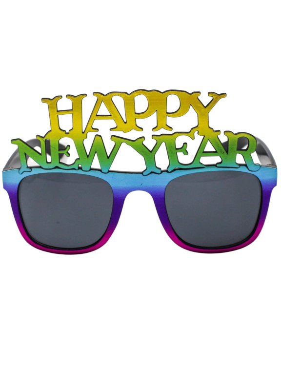 Happy New Year Rainbow Sunglasses (Each)