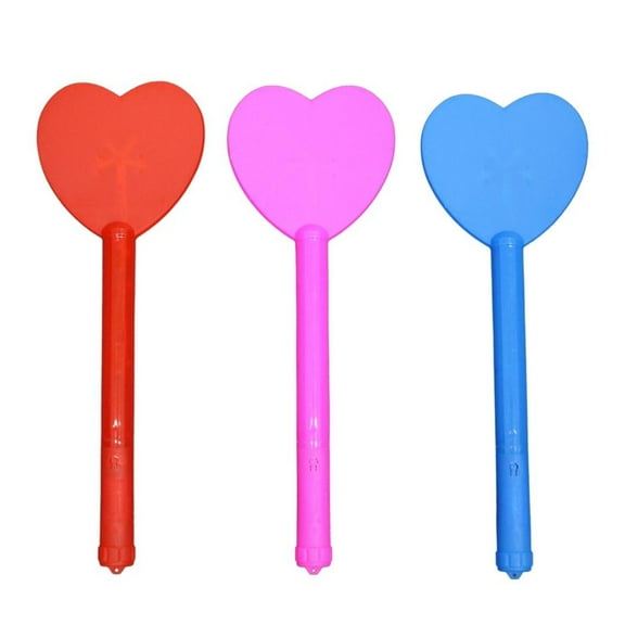 Mardi Gras Spot Heart Wand - 3 Assorted Colors (Each)
