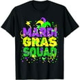 thumbnail image 1 of Mardi Gras Squad Jester Hat Unisex Short Sleeve Graphic T-Shirt, 1 of 6