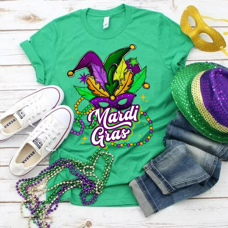 Mardi gras hotsell raglan shirt