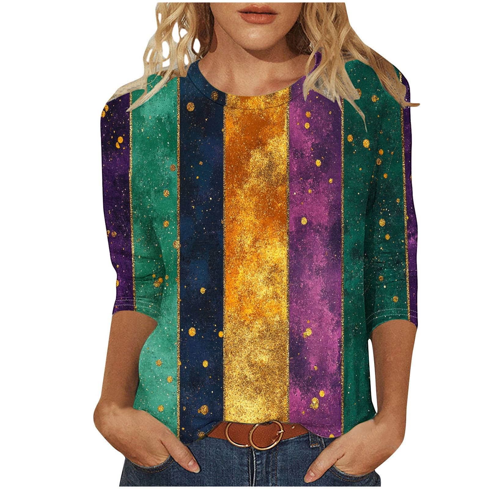 mardi gras sequin t shirt