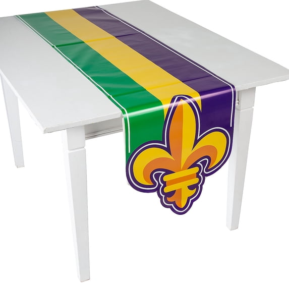 Mardi Gras Table Runner - Party Supplies - 1 Piece