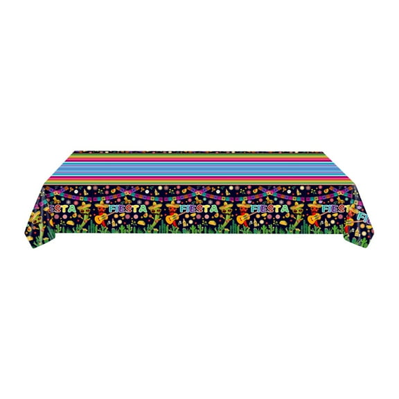 Mardi Gras Tablecloth Party Decorations, Masquerade Dancing Party Tablecloth Decorations, Plastic Purple Table Cover Backdrop for Mardi Gras Carnival Party Supplies and Decors, 4.5 x 9f