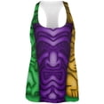 thumbnail image 1 of Mardi Gras Tiki Glass Party All Over Womens Work Out Tank Top Multi LG, 1 of 2