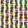 thumbnail image 1 of Mardi Gras Tinsel Garland, HAPPIWIZ 3 Pack 6.6 FT Golden Purple Green Metallic Tinsel Garland Twist Hanging Fringe Garland for Mardi Gras Carnival Tinsel Garland Set Party Decoration, 1 of 6