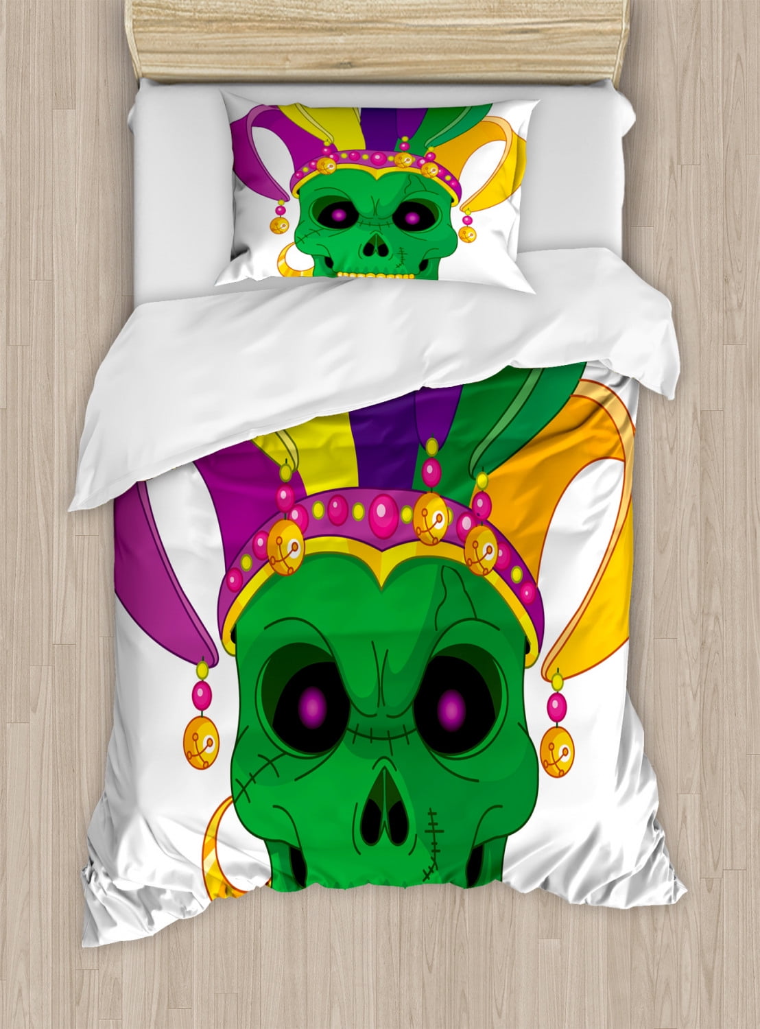 mardi gras bedding