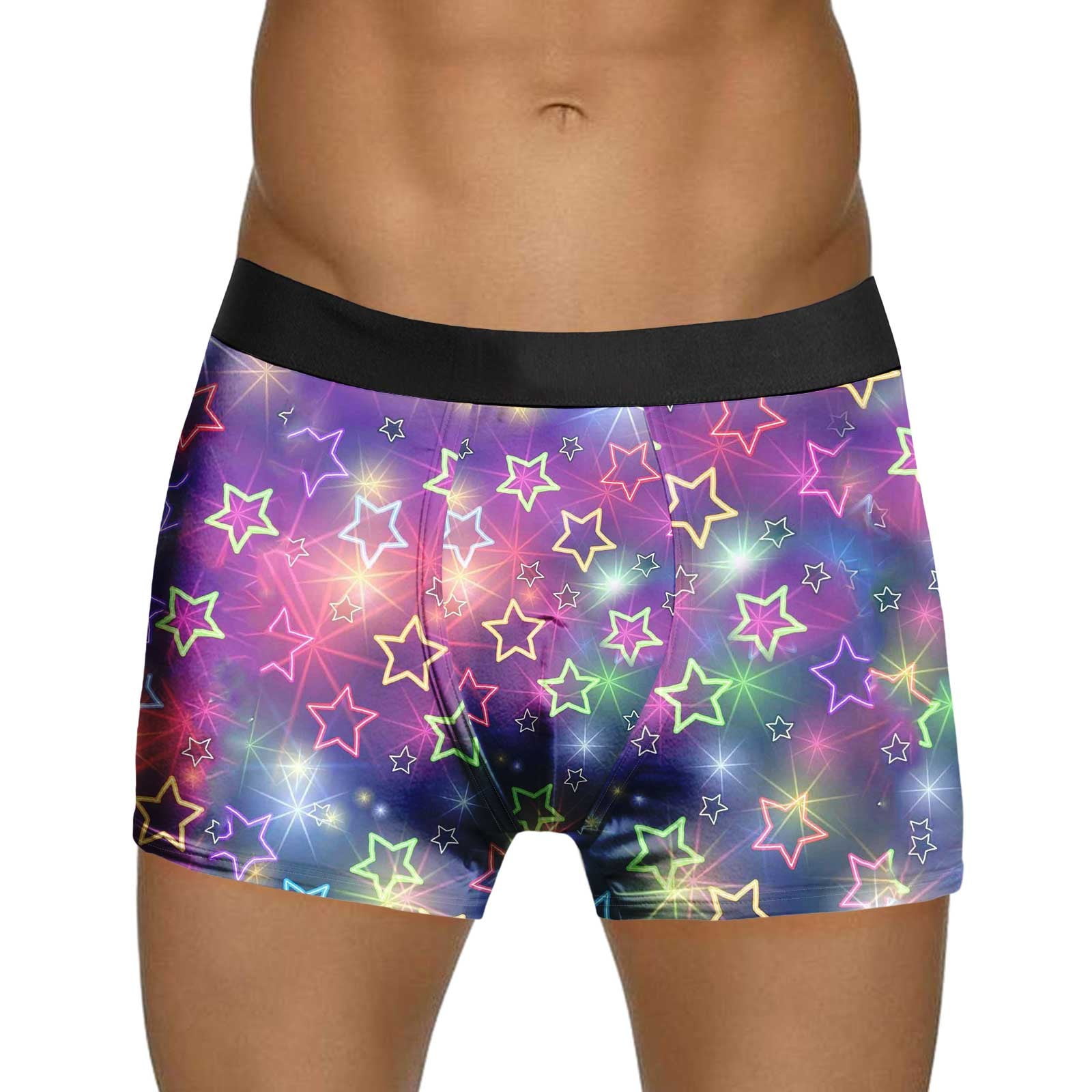 Mardi Gras Underwear Mens Mardi Festive Underwear All Printed Face