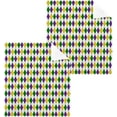 thumbnail image 1 of Mardi Gras Washcloth 12x12in Set, 6 Pack Absorbent Cotton Towel Square Kitchen Dishes Towels, Soft Cleaning Face Hand Towel Fast Drying Wash cloth, 1 of 7
