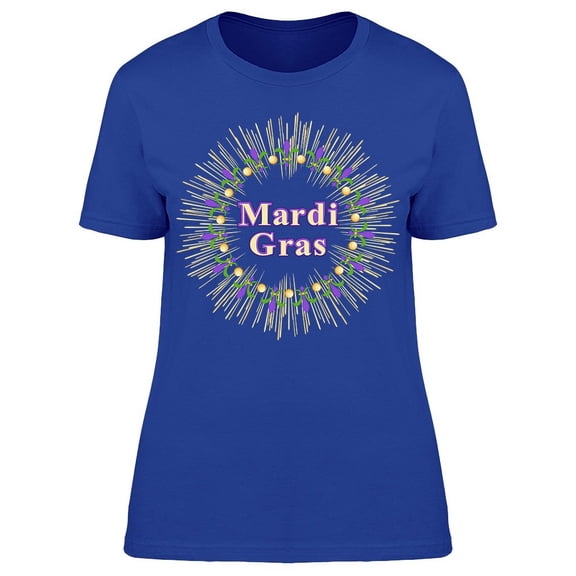Mardi Gras With Rays T-Shirt Women -Image by Shutterstock, Female Medium