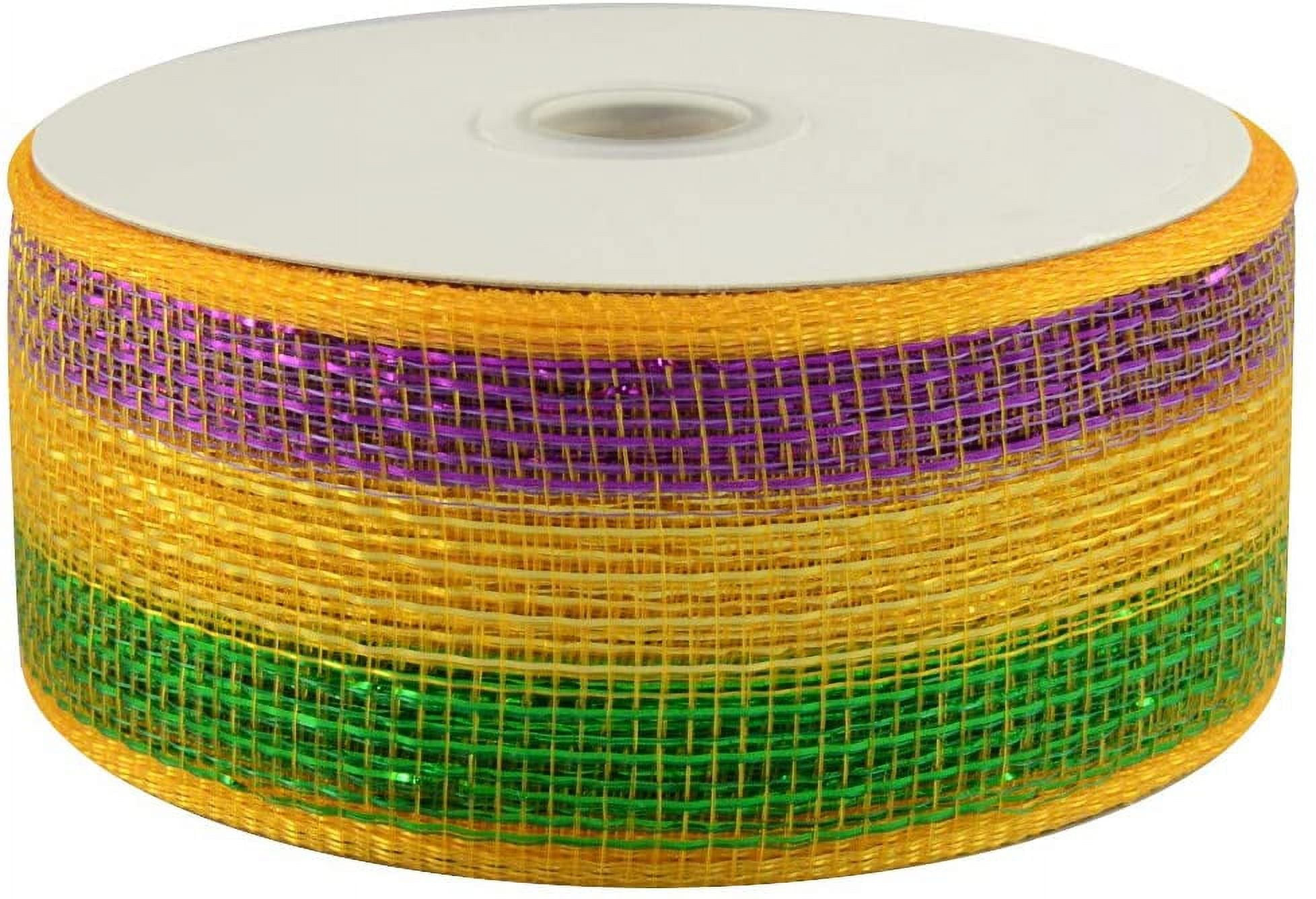 10 x 10 YDS Deco Mesh Ribbon For Wedding Christmas Decorations Mesh Roll -  Yellow, 1 Pack - Fred Meyer
