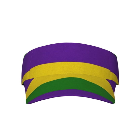 Mardi Jester Visor Hats Adjustable Beach Sun Visors Sports Outdoor Visor For Women Men