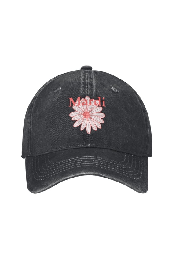 Mardi Mercredi Adult Adjustable Classic Washed Casquette Cap Hat Baseball Cap For Man For Woman