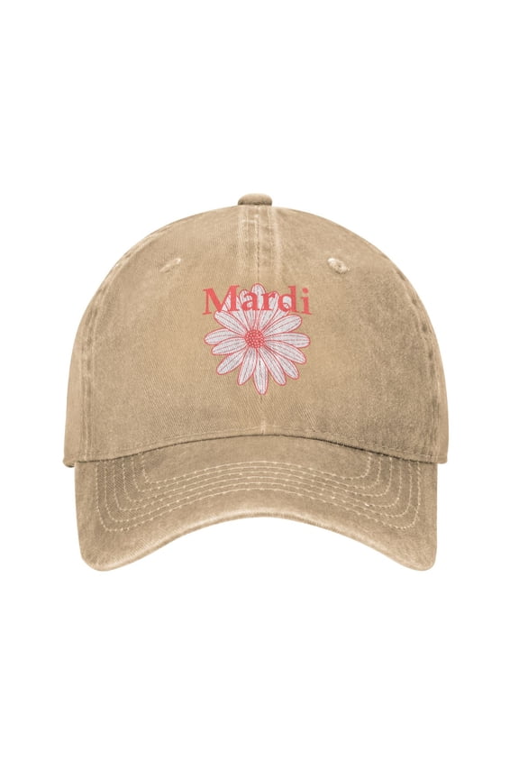 Mardi Mercredi Adult Adjustable Classic Washed Casquette Cap Hat Baseball Cap For Man For Woman