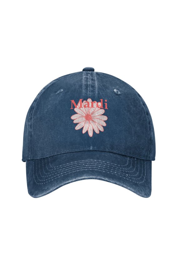 Mardi Mercredi Adult Adjustable Classic Washed Casquette Cap Hat Baseball Cap For Man For Woman