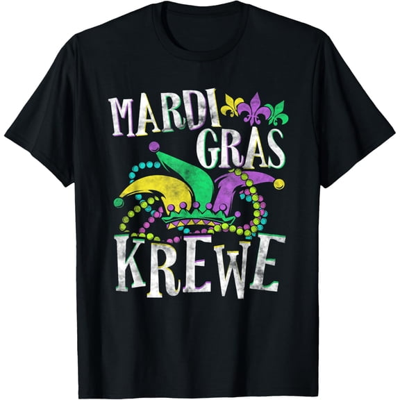 Mardis Gras Krewe Carnival T Shirt Louisiana Parade Tee tee