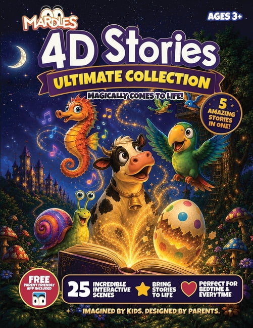 Mardles 4D Stories: Ultimate Collection: 5 Magical Stories That Come to Life with the Free Mardles App, (Paperback)